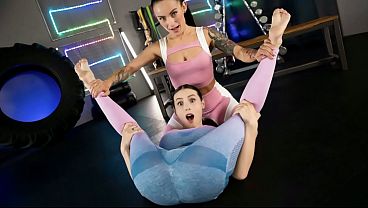 Gym Babes Rip Leggings and Dive Deep into Each Other