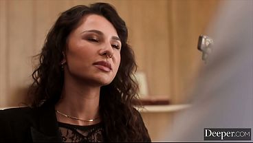 Deeper. Submissive Honeybee Gets Dominated By Liz Jordan In BBC Threesome